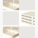 Kitchen Storage Rack - Wooden Cutting Board Rack and Chopstick Holder, Ideal for Home Kitchens, Space-Saving Design